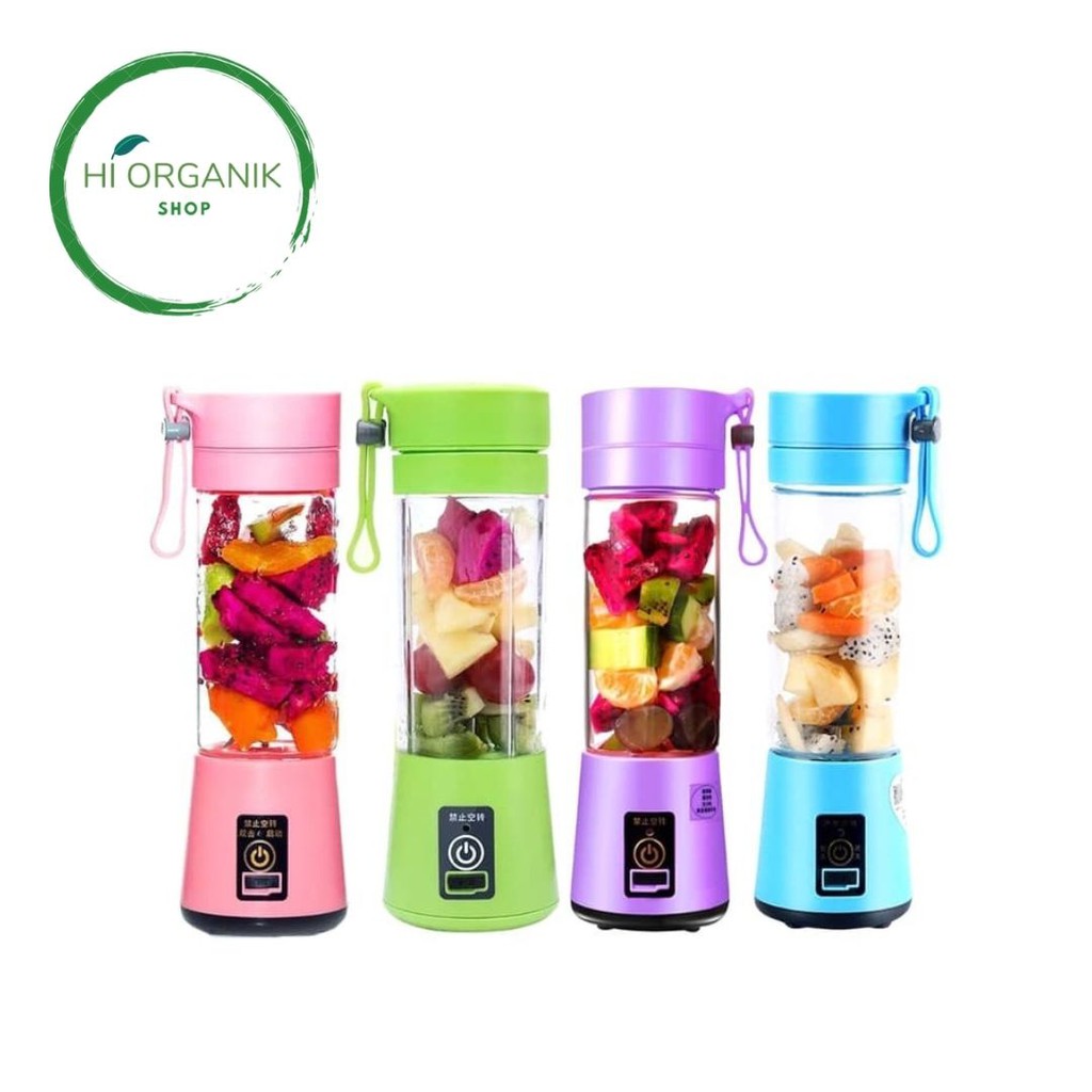 Jual Juice Cup Blender Mini Portable USB Blender Juicer Alat Pembuat Jus Buah HI Shopee