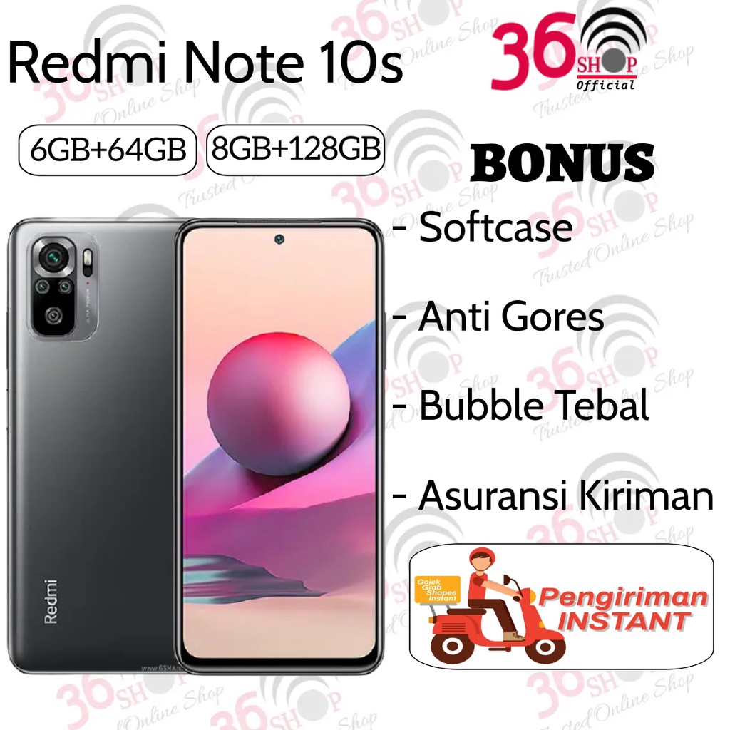 Jual Xiaomi Redmi Note 10s NFC 6GB+64GB - 8GB+128GB Garansi Resmi ...