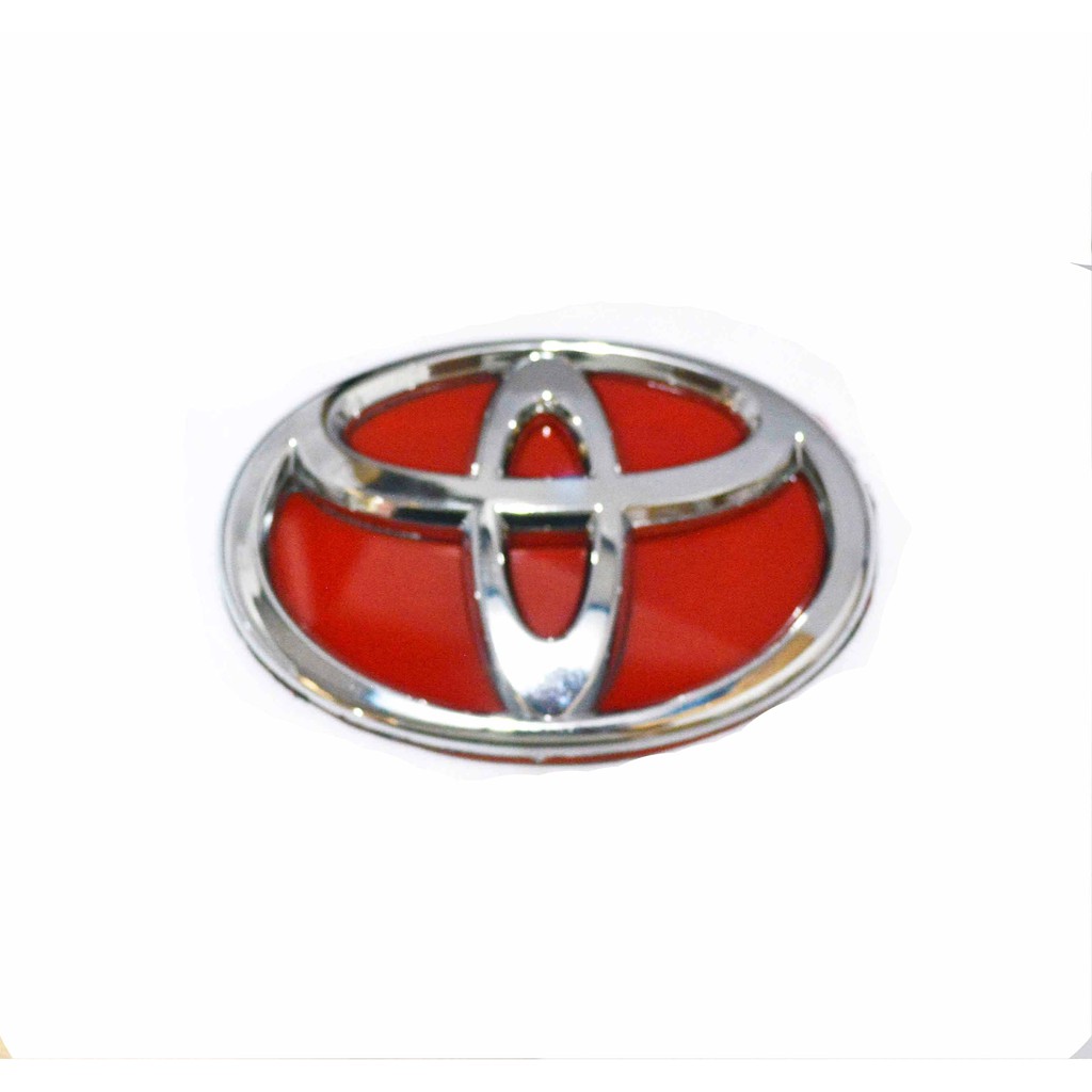 Jual Emblem Logo Mobil Toyota Dasar Merah Cm X Cm Shopee Indonesia