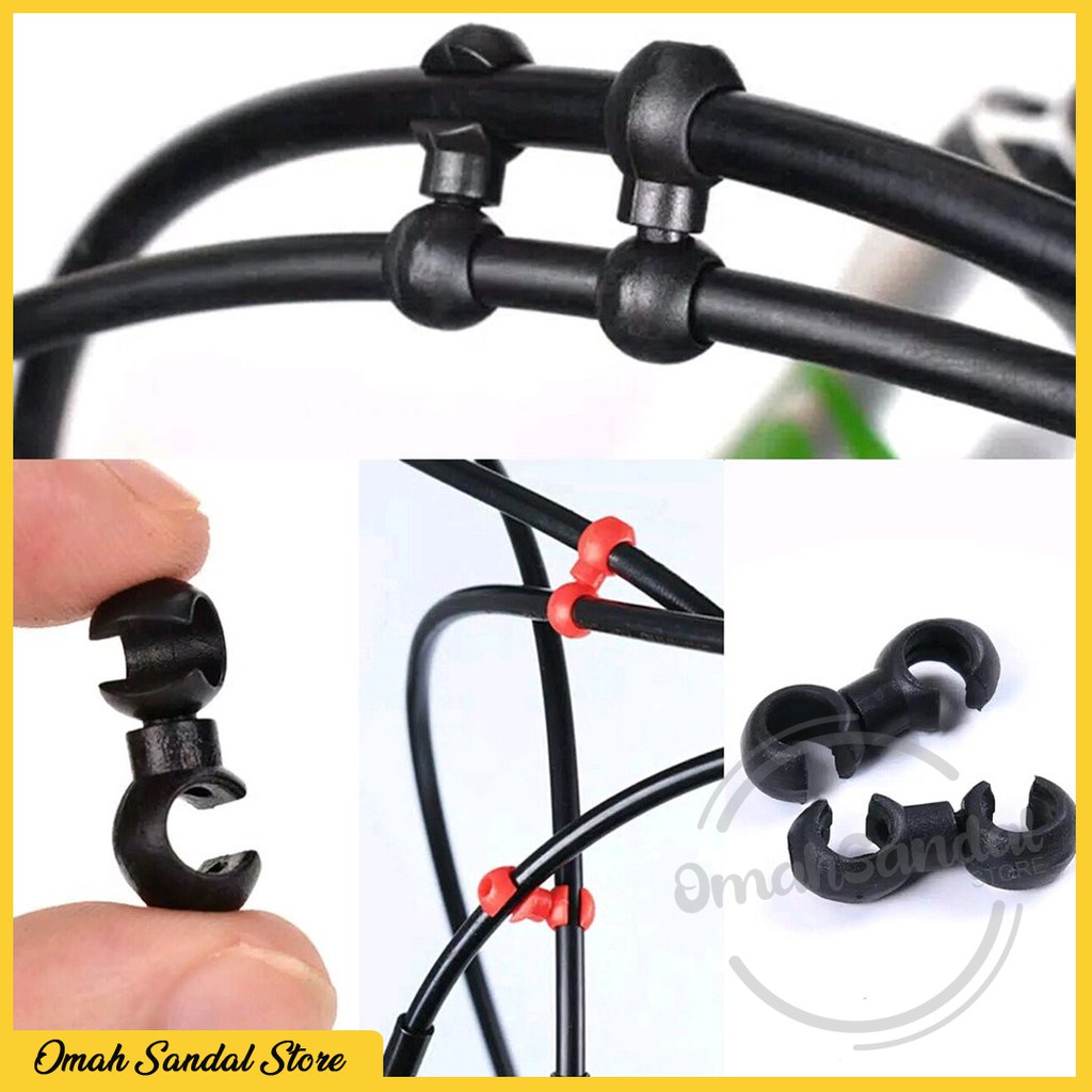 Jual KLIP KABEL SEPEDA PENGAIT KABEL RAPIH (10 PCS) | Shopee Indonesia