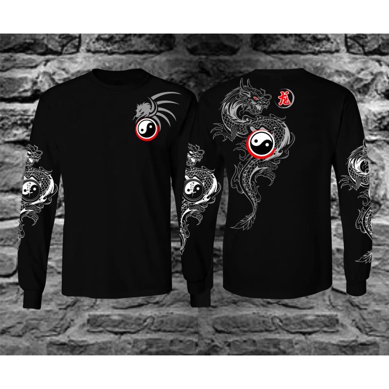 Jual T Shirt Baju Kaos Distro Kaos Keren Keren Muran Yin Yang Dragon