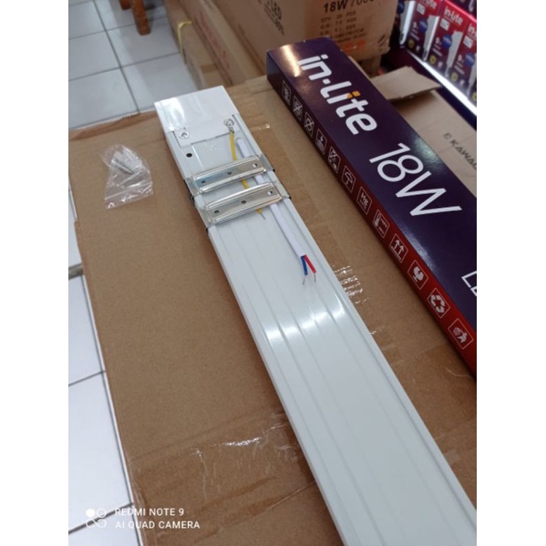 Jual Inlite INTE002 Lampu TL T8 18w Putih CDL 6500K Panjang 60cm ...
