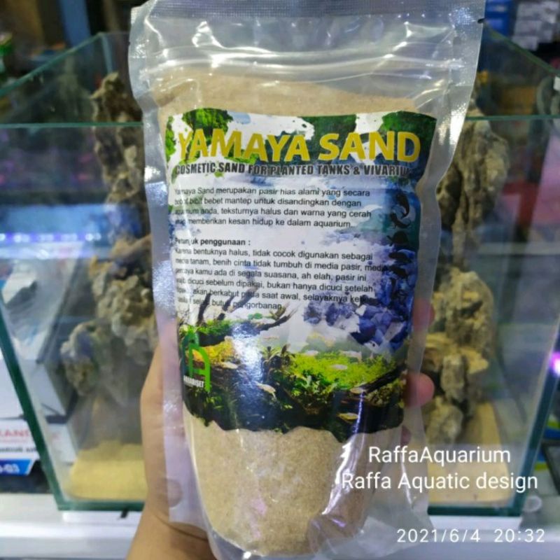 Jual Pasir Yamaya Sand Aquariset Kg Pasir Yamaya Aquascape Yamaya Halus Shopee Indonesia