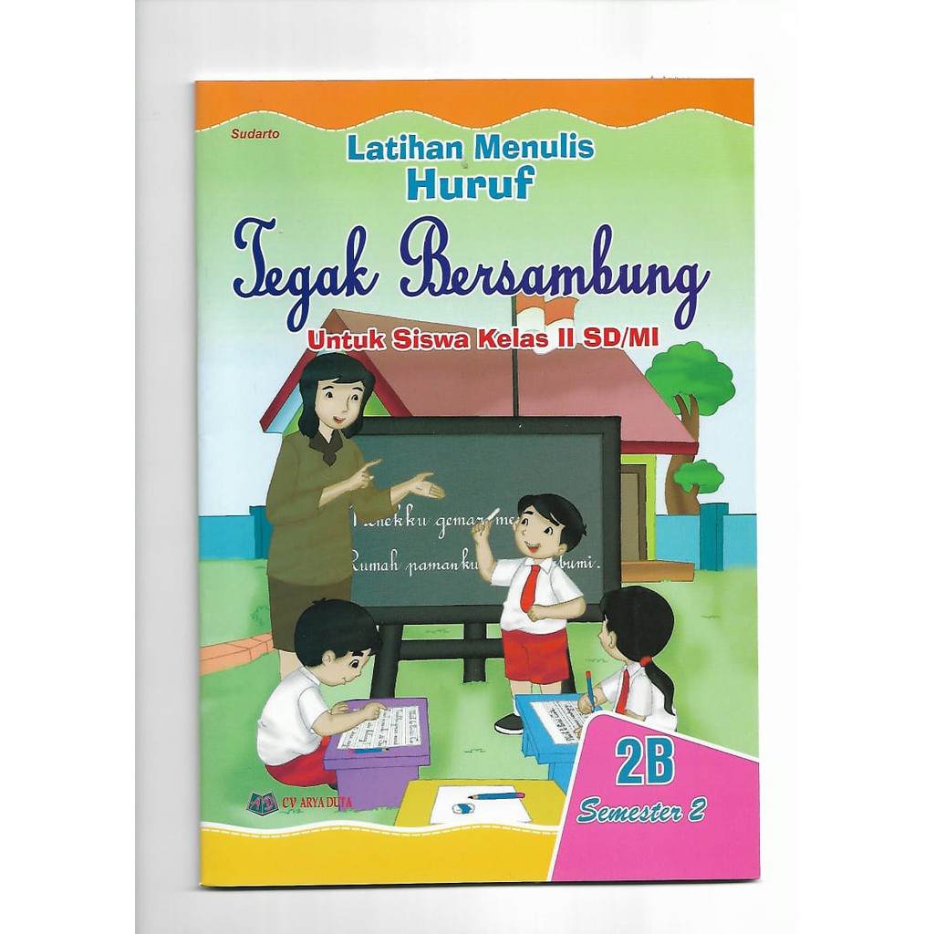 Jual Buku Latihan Menulis Huruf Tegak Bersambung Kelas 2B SD/MI ...