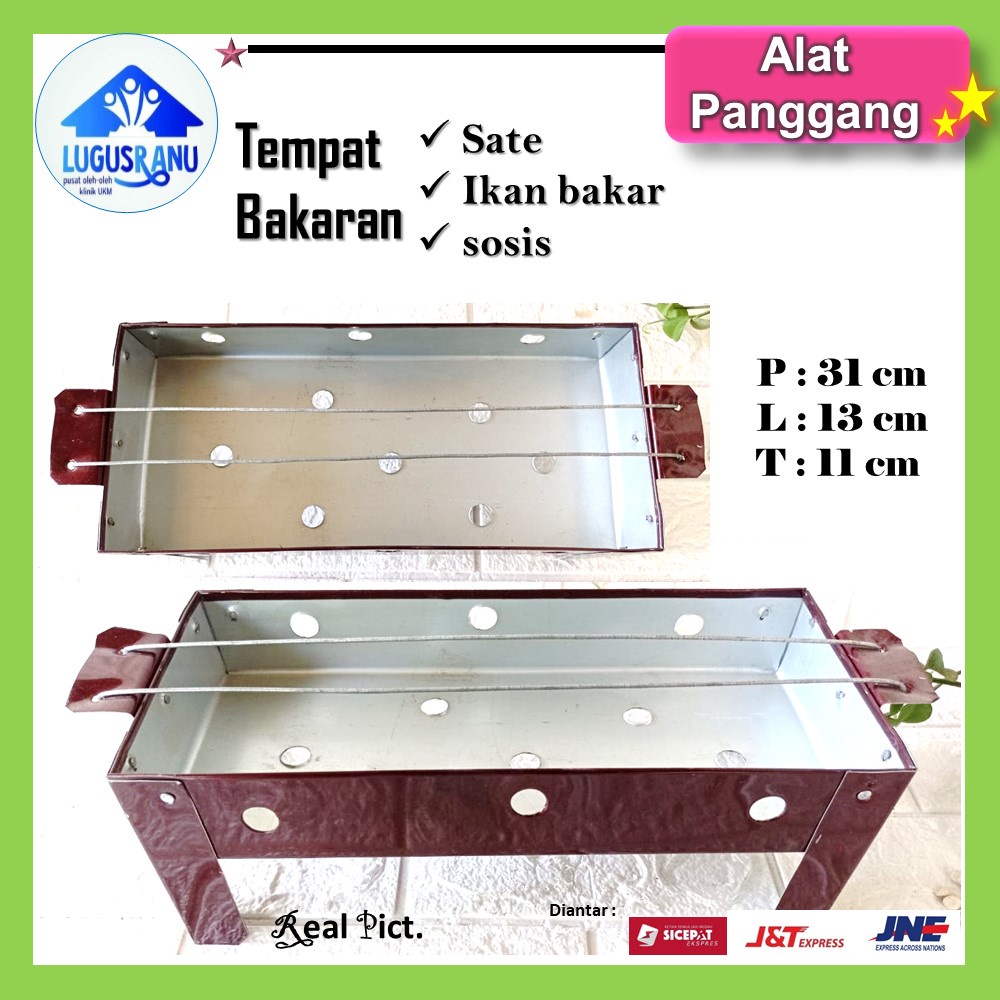 Jual Alat Panggang Alat Bakar Aneka Sate Stainless Bahan Bakar Arang