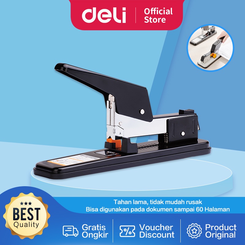 Jual Deli Stapler Heavy Duty 50sheets Mudah Untuk Mengganti Dan Mengisi ...