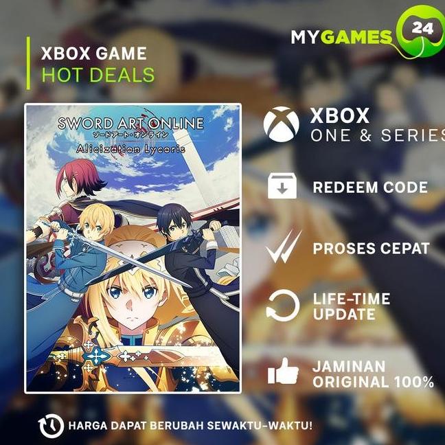 Jeu vidéo - Sword Art Online - Alicization Lycoris - Xbox One - Edition Standard - RPG - Avis / Test