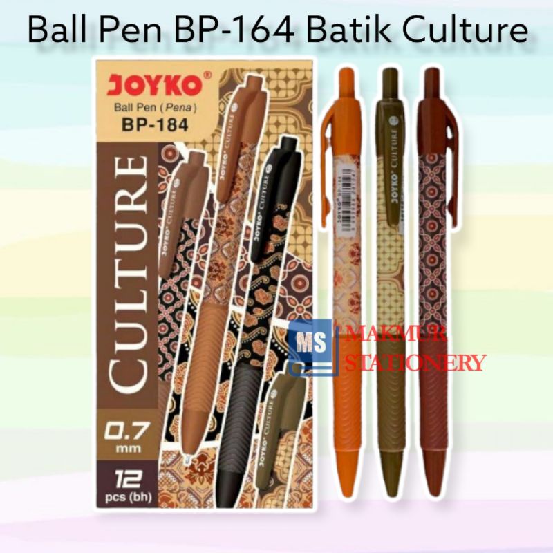 Jual Pulpen Ballpoint Pen Joyko Batik Culture Bp Pcs Shopee Indonesia