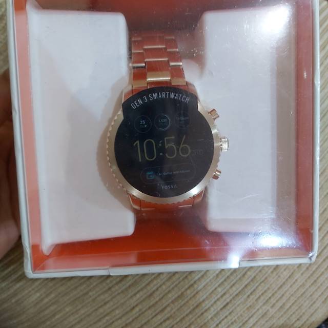 Jual Second preloved Fossil gen 3 smartwatch ftw4010 gold Shopee Indonesia