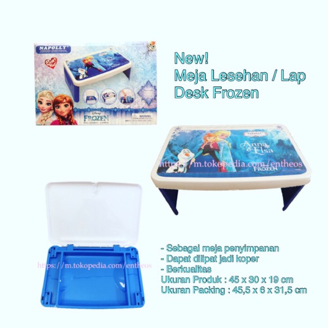 Jual Meja Belajar Serbaguna Lesehan Lap desk Lapdesk Anak Kecil Lipat