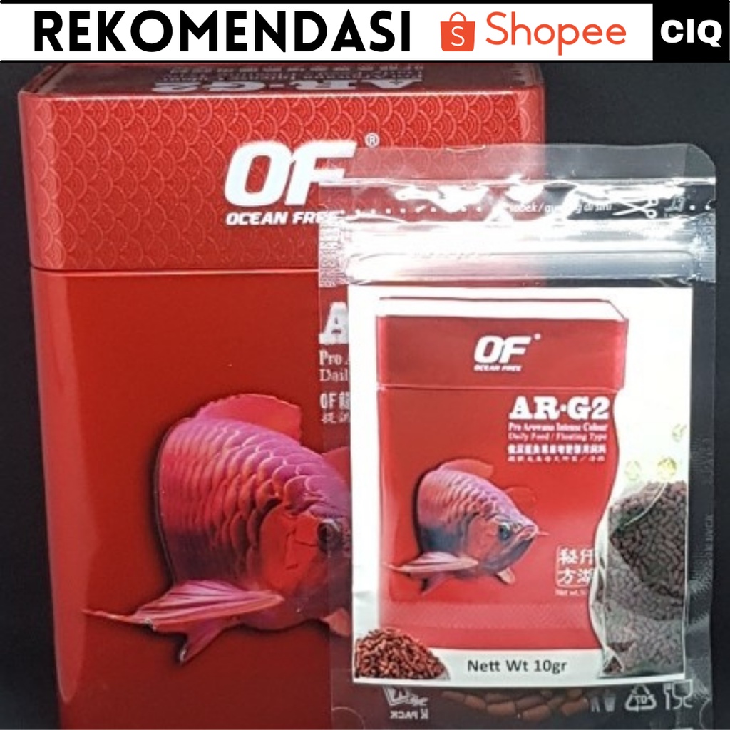 Jual Pelet Ikan Arwana Ocean Free Ar G Intens Color Repack Gr S Pakan Ikan Premium