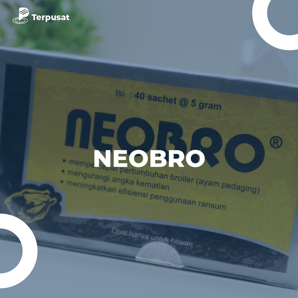 Jual Neobro Per 1 Pack Isi 40 Sachet @5 gram Obat Ayam Pertumbuhan ayam ...
