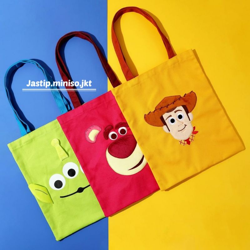 Tas miniso tote online bag