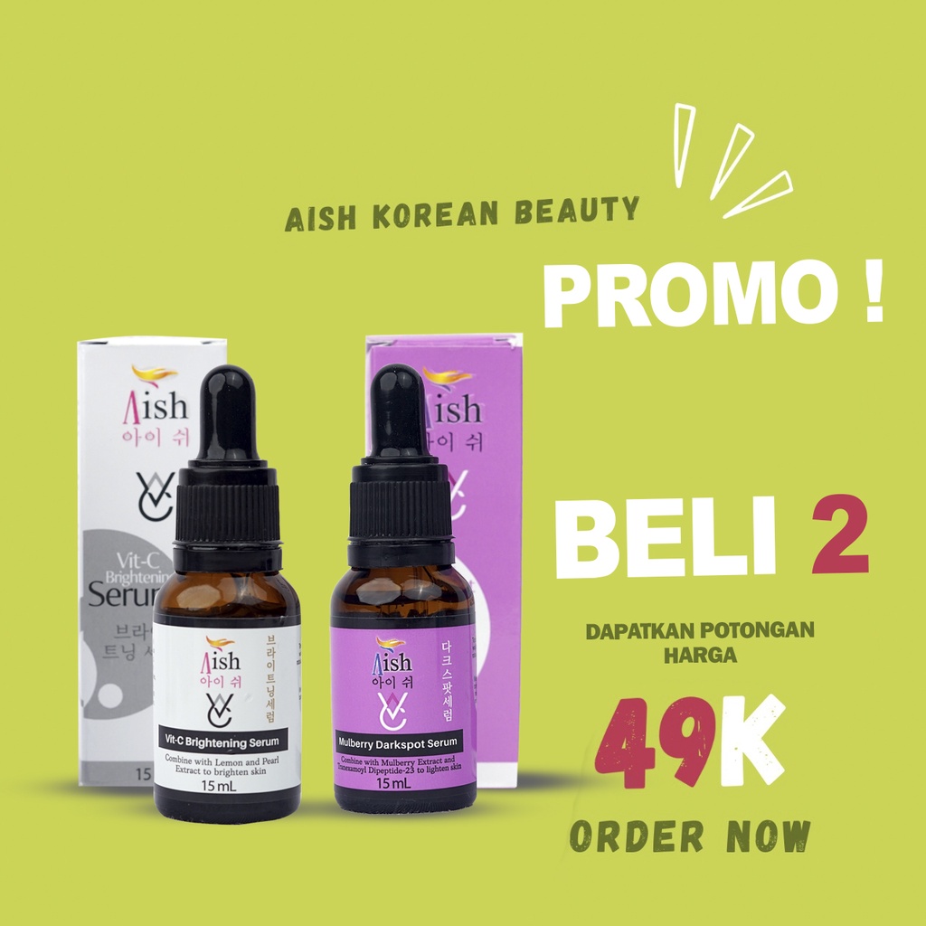 Jual PAKET PROMO AISH SERUM (2 VARIAN) | Shopee Indonesia