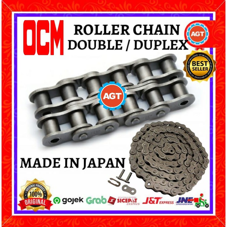 Jual OCM ROLLER CHAIN RS 140 DOUBLE PICTH 44.45 TERMURAH KEMASAN BOX ...