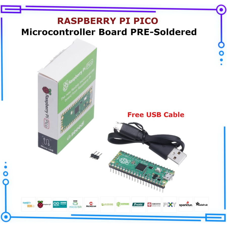 Jual Raspberry Pi Pico Microcontroller Board RP2040 | Shopee Indonesia