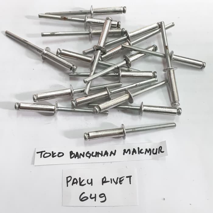 Jual Paku Rivet 649 Paku Rifet Ripet per 100 pcs | Shopee Indonesia