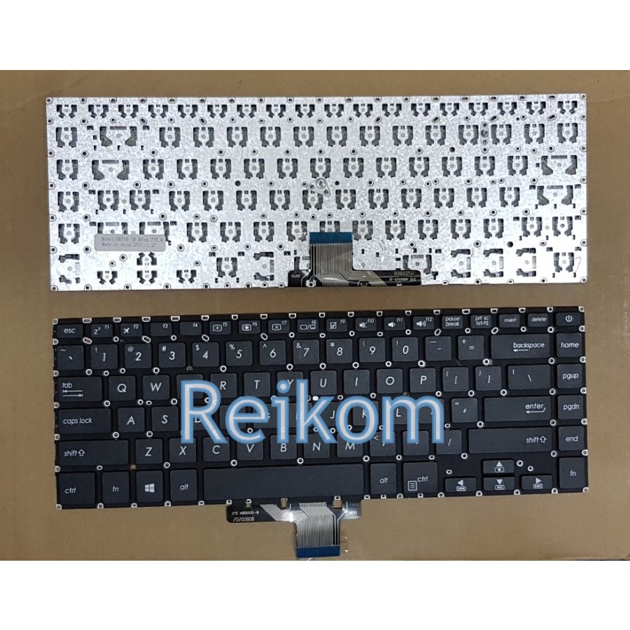 Tastiera ASUS USA Inglese Per Vivobook 15 X510UA, X510UQ, F510UA – Nera, Senza Retroilluminazione, Layout QWERTY