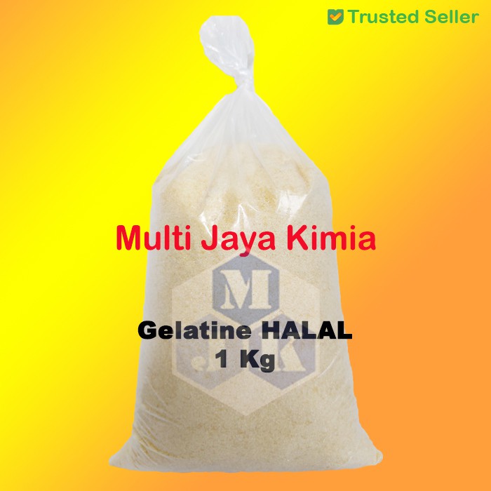 Jual Gelatine / Gelatin BLOOM 150 HALAL 1Kg Shopee Indonesia