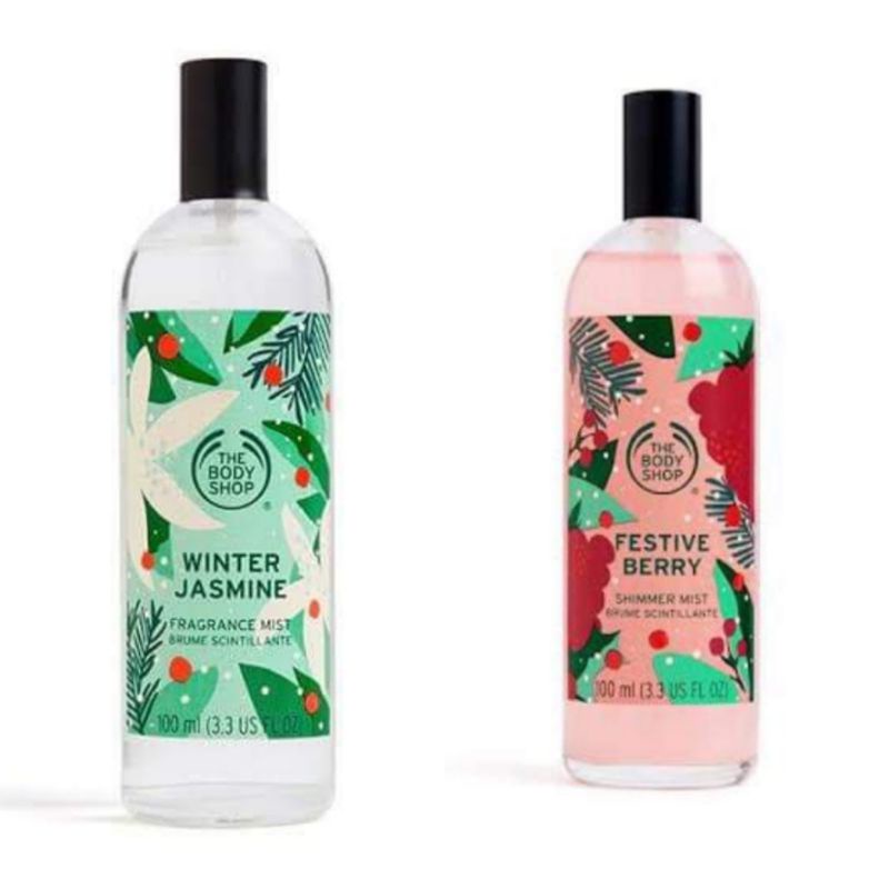 Jual The Body Shop Winter Jasmine Fragrance Mist dan Festive Berry