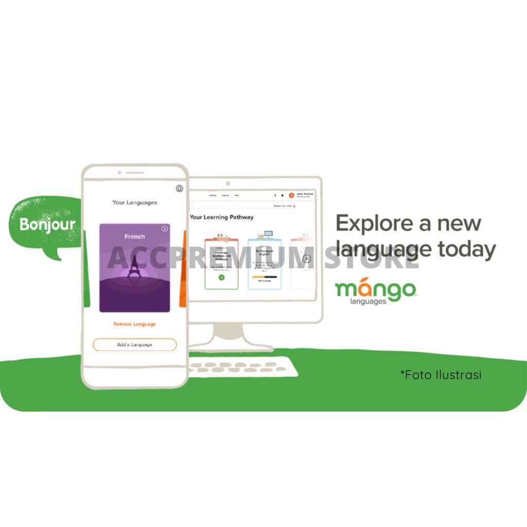 Jual Promo MANGO PREMIUM LANGUAGE COURSES & OVER 70 LANGUAGES TO ...