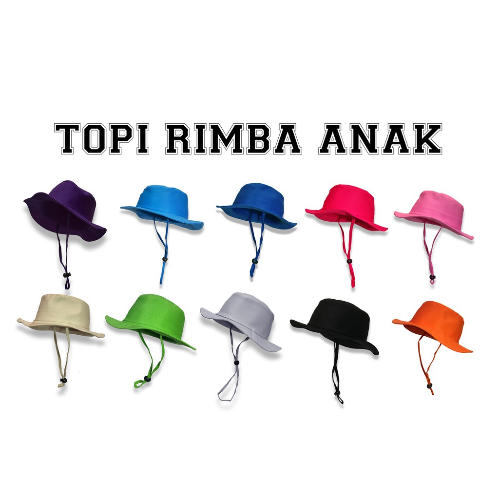 Jual topi rimba/ topi gunung/topi muncak anak | Shopee Indonesia