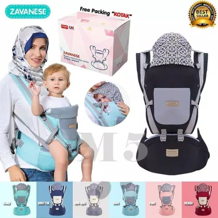 Gendongan Bayi Depan Baby Joy Baby Joy Hipseat Ransel Belakang Millie Series BJG Bahan Bagus R5Y7 Gendongan Hipseat 6 Posisi