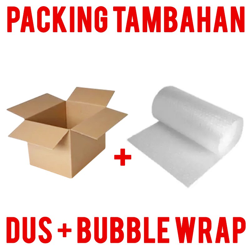 Jual TAMBAHAN PACKING DUS + BUBBLE AGAR PAKET DATANG DENGAN AMAN ...