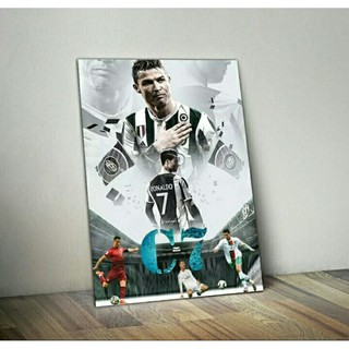 Real Madrid F.C.CR7 IS A LEGEND 5 Panel Canvas Wall Art Prints