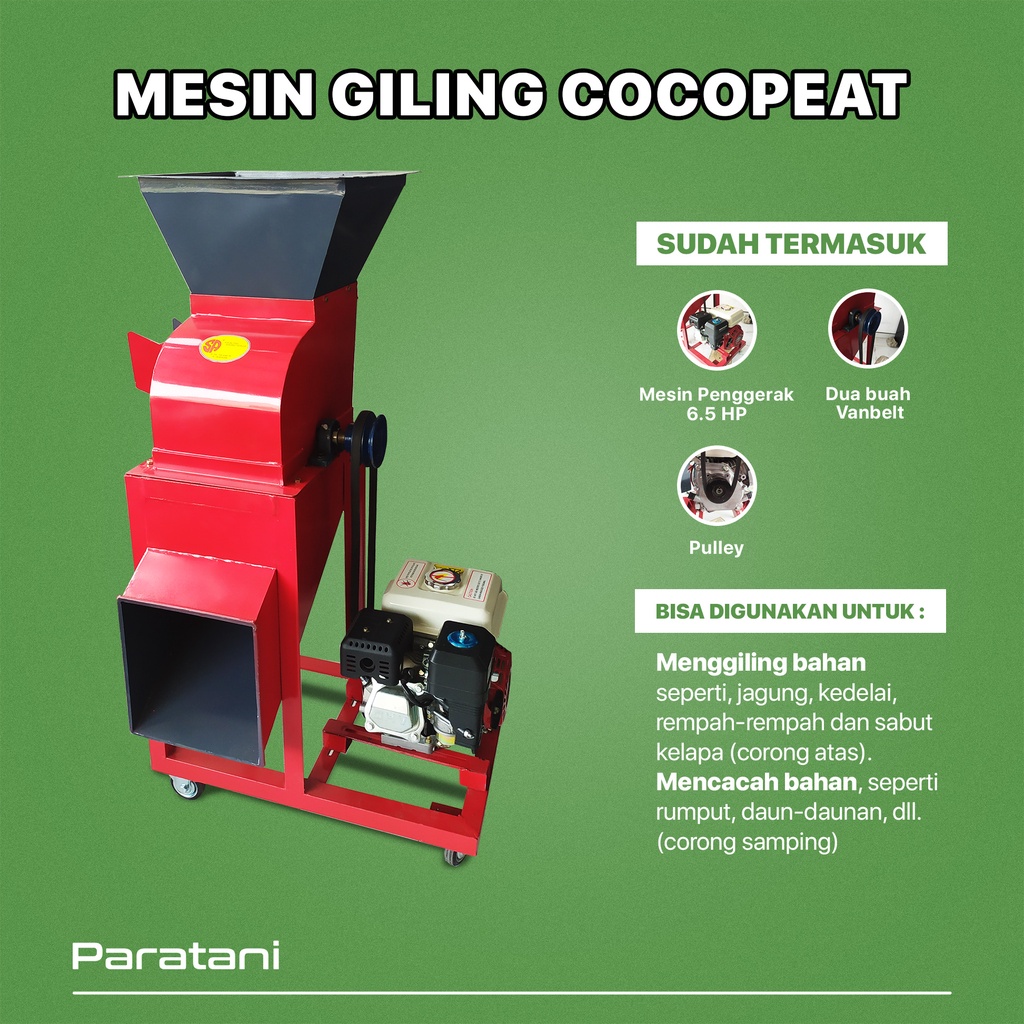 Jual Mesin Giling Sabut Kelapa Cocopeat Fullset | Shopee Indonesia