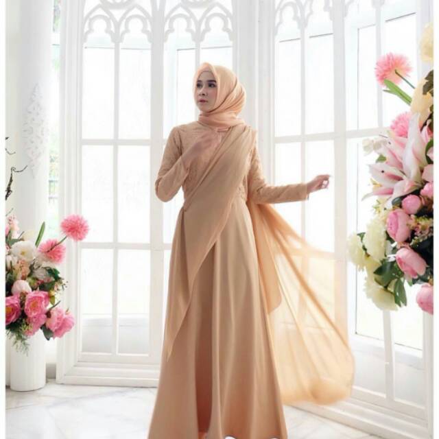 gold bridesmaid dresses and navy suits MUNA SATIN SILK main image 1