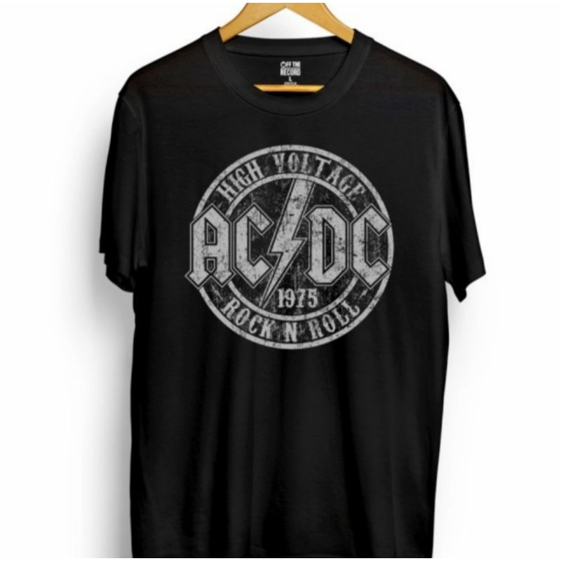 Jual KAOS AC DC HİGH VOLTAGE/KAOS BAND ROCK/KAOS STREETWEAR PREMİUM ...