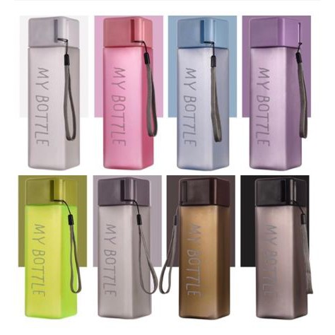 Jual My Bottle Petak Doff / Botol Persegi / Botol 500 ml / Botol Minum ...