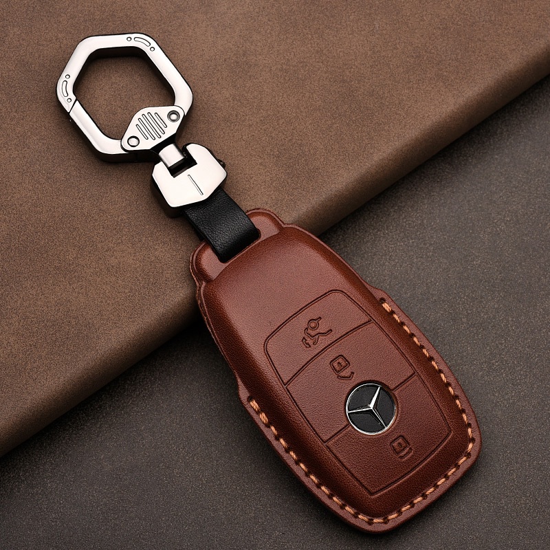 For Mercedes-Benz W203/W210/W211 Real Carbon Fiber Remote Key Shell Cover Case