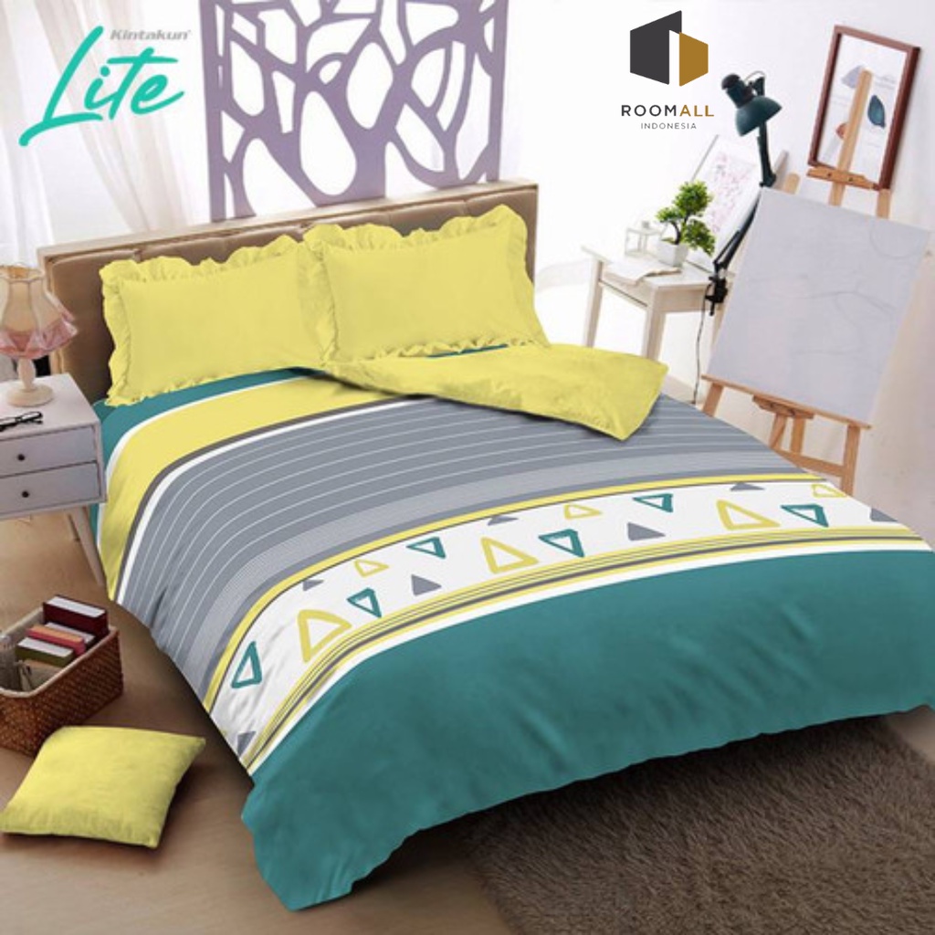 Jual Bed Cover Fitted Deluxe Kintakun Lite Ukuran 180x200 King Bedcover ...