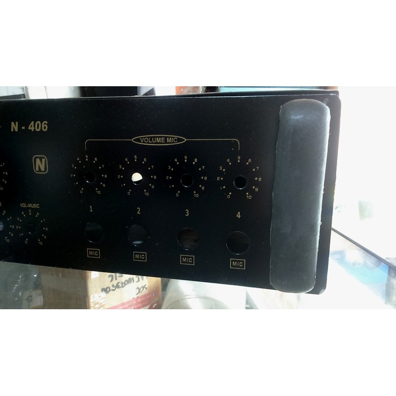 Jual BOX POWER AMPLIFIER PLUS 4 MIC USB N406 KUAT DAN BERKUALITAS ...