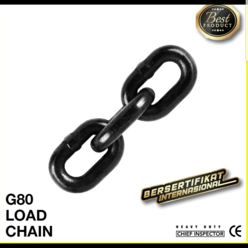 Jual 7.1MM / 71MM RANTAI BAJA GRADE 80 / G80 CHAIN KUALITAS BOLEH DIADU ...