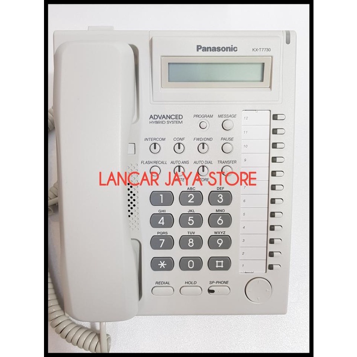 Jual Telephone Key Panasonic Kx-T7730 (White) | Shopee Indonesia