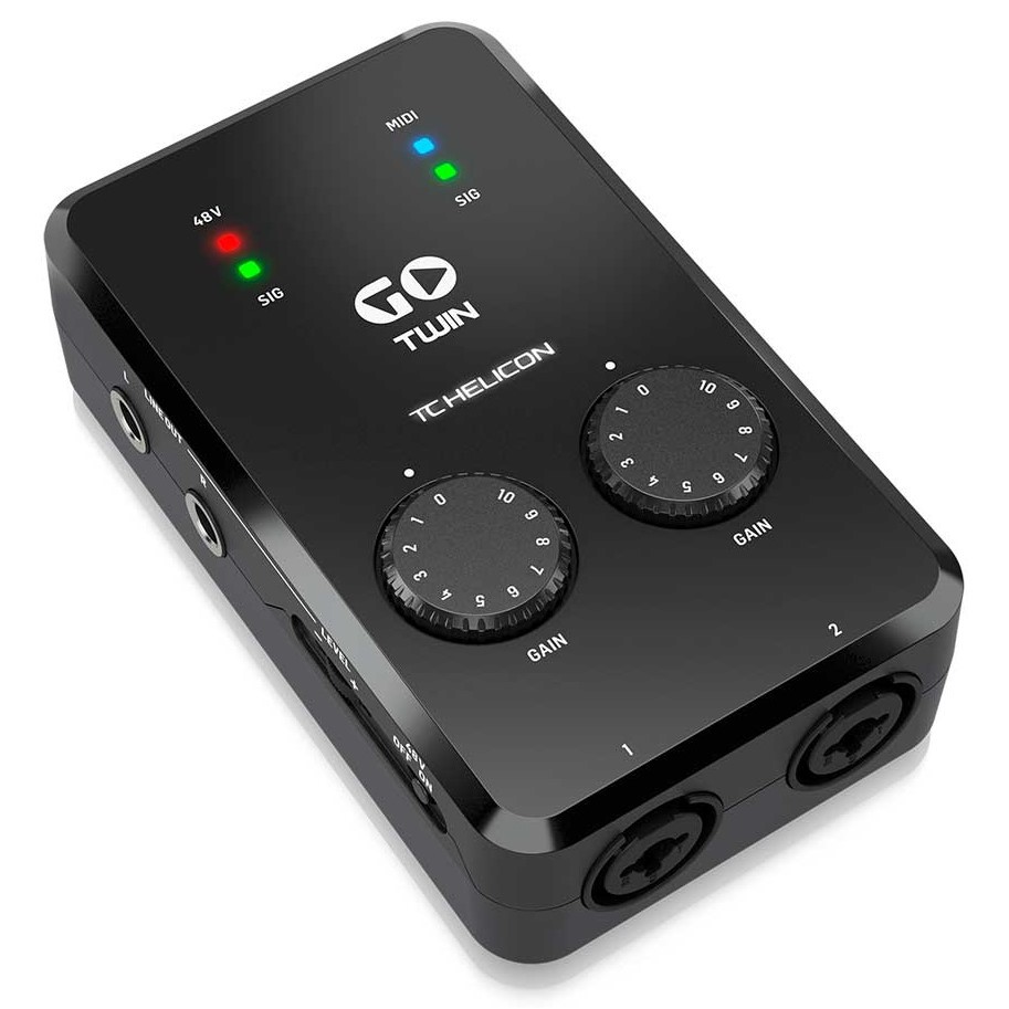 Jual Soundcard Audio Interface Mobile TC Helicon Go Twin | Shopee Indonesia