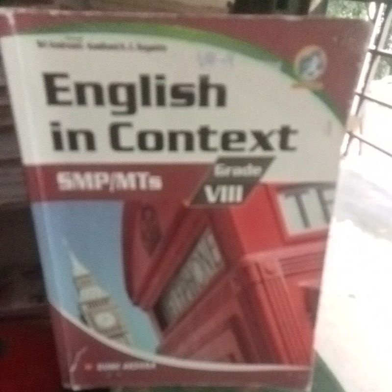 Jual Buku English In Context Untuk SMP Kelas 8 Penerbit Bumi Aksara ...