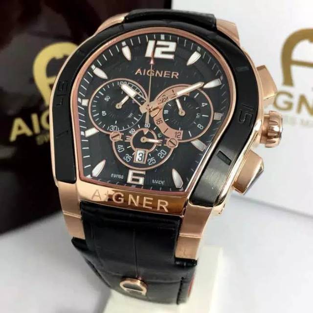 Jual Jam Tangan Pria Aigner Palermo A58500 Chronograph Super Clone