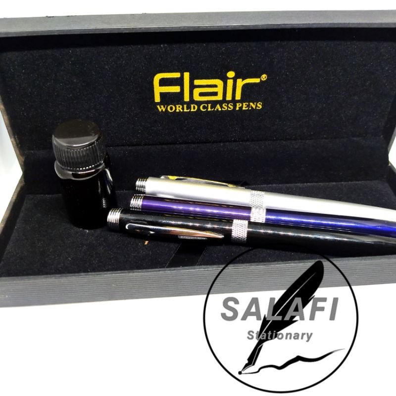 Jual Satu set fountain pen kalam kaligrafi nib 0,8 Mm pena tinta isi 10 ...