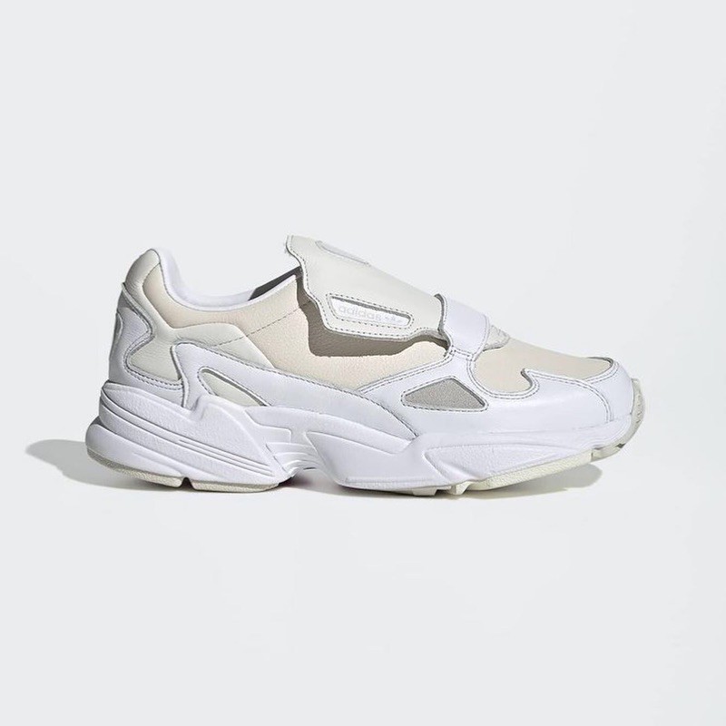 Adidas falcon white store leather