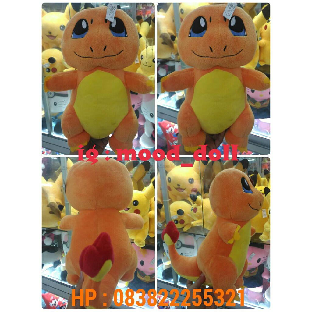 Jual Boneka Film Kartun Dan Game Pokemon Go Chormander Grade Super Ori ...