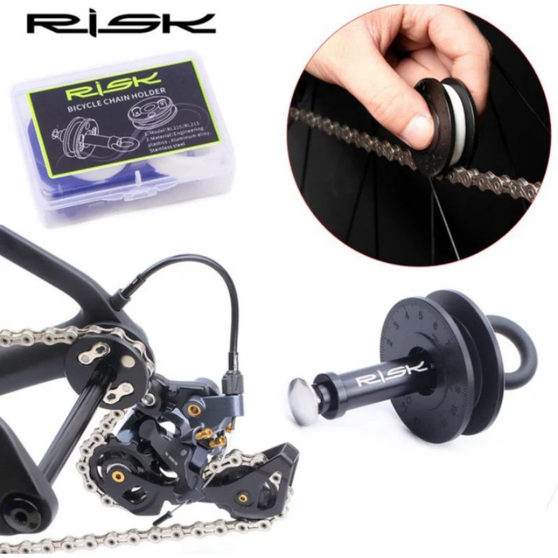 Jual Risk Bicycle Chain Holder Dudukan Rantai Sepeda disaat Loading ...