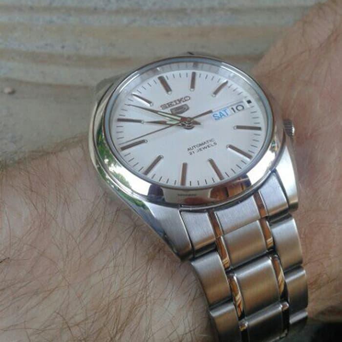 Jual HEMAT SEIKO 5 SNKL41K1 AUTOMATIC WHITE DIAL - JAM TANGAN PRIA ...