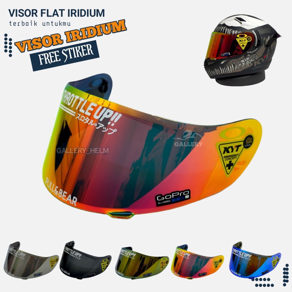 Visor flat hot sale iridium