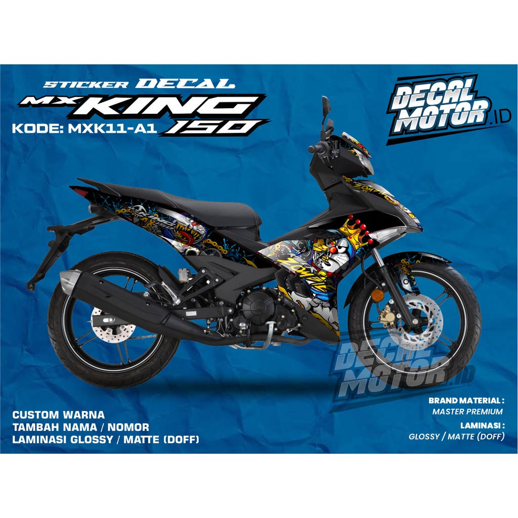 Jual Sticker Decal Full Body Sticker Motor Jupiter MX KING 150 DORAEMON