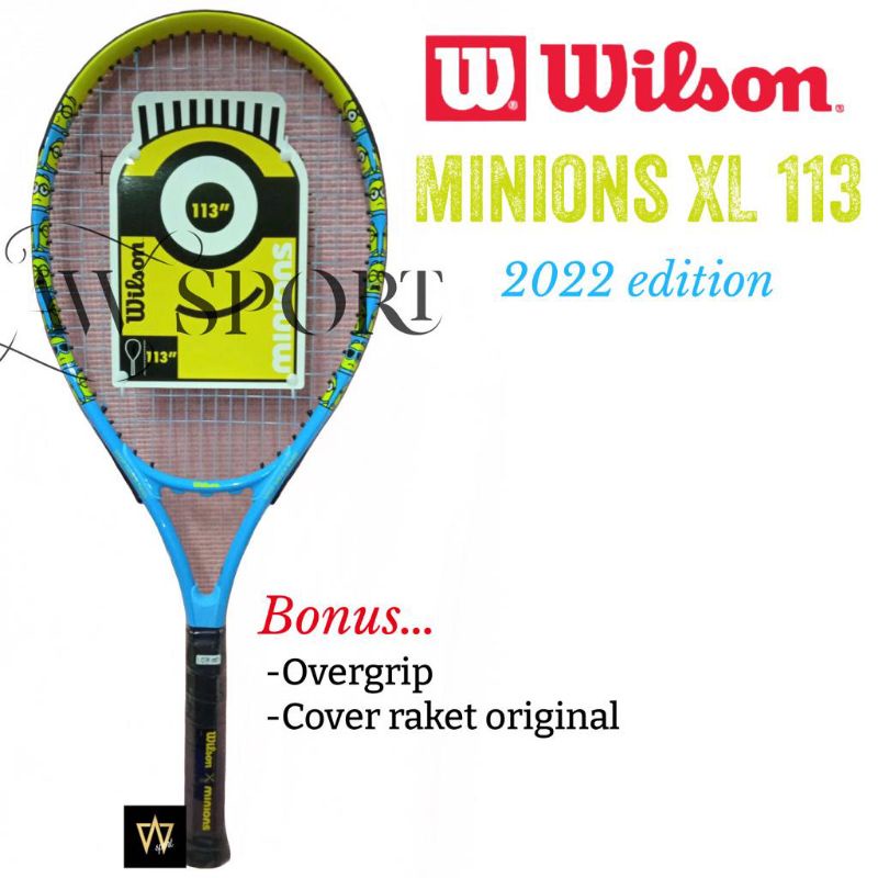 Jual Raket Tenis Wilson MINIONS XL 113 / Tennis Racket Original ...