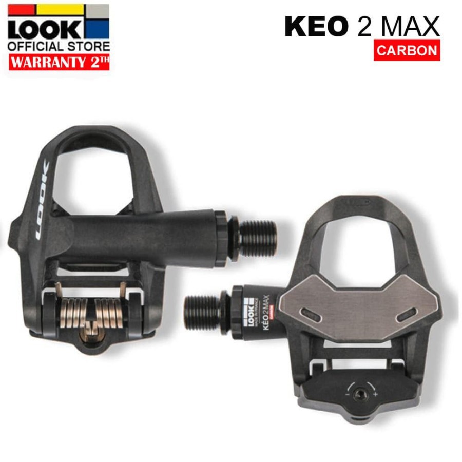 Jual Pedal sepeda original Cleat Roadbike LOOK KEO 2 MAX Carbon ...